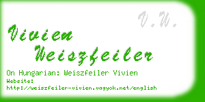 vivien weiszfeiler business card